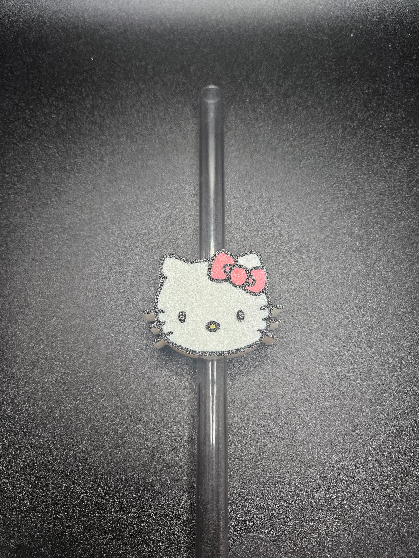Hello kitty straw topper